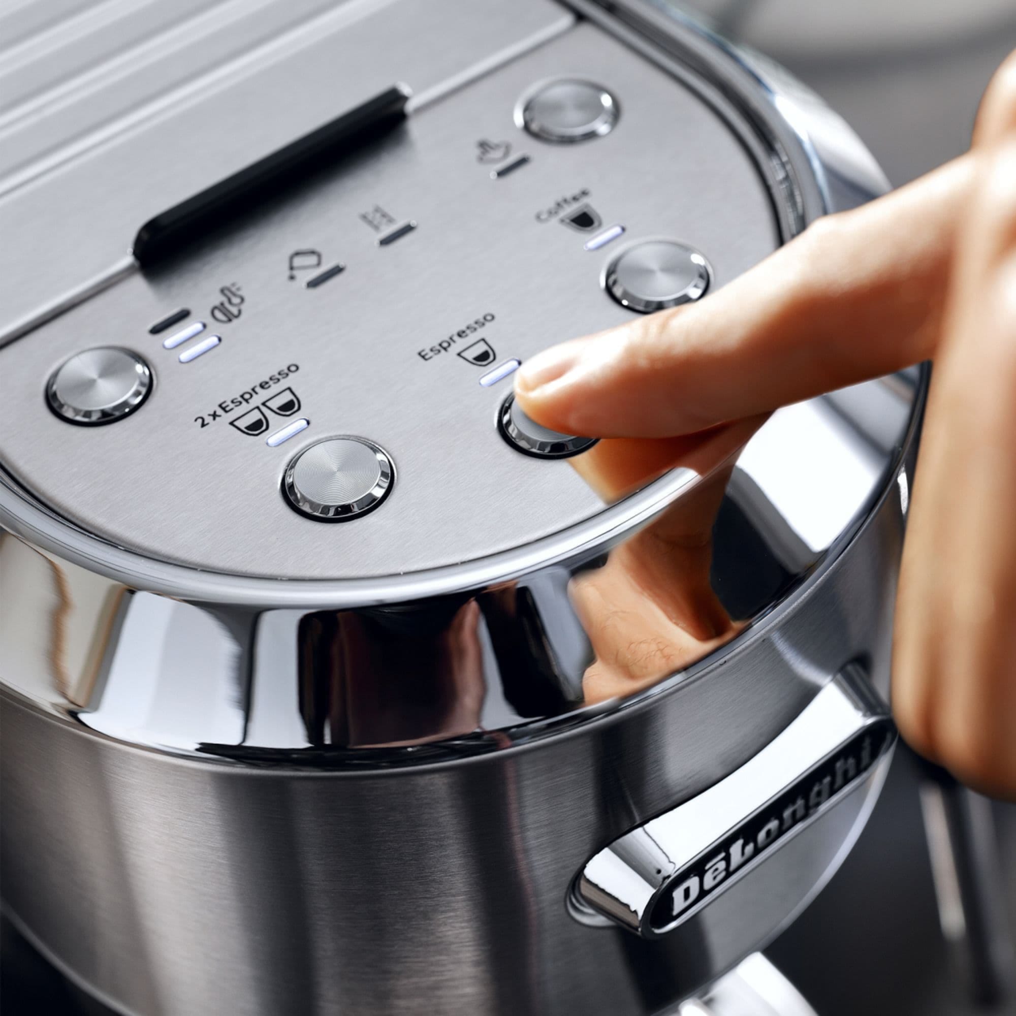 DeLonghi Dedica Maestro EC900M Manual Pump Coffee Machine Metal